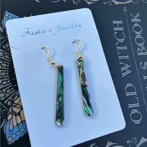 Elegant Abalone Drop Earrings